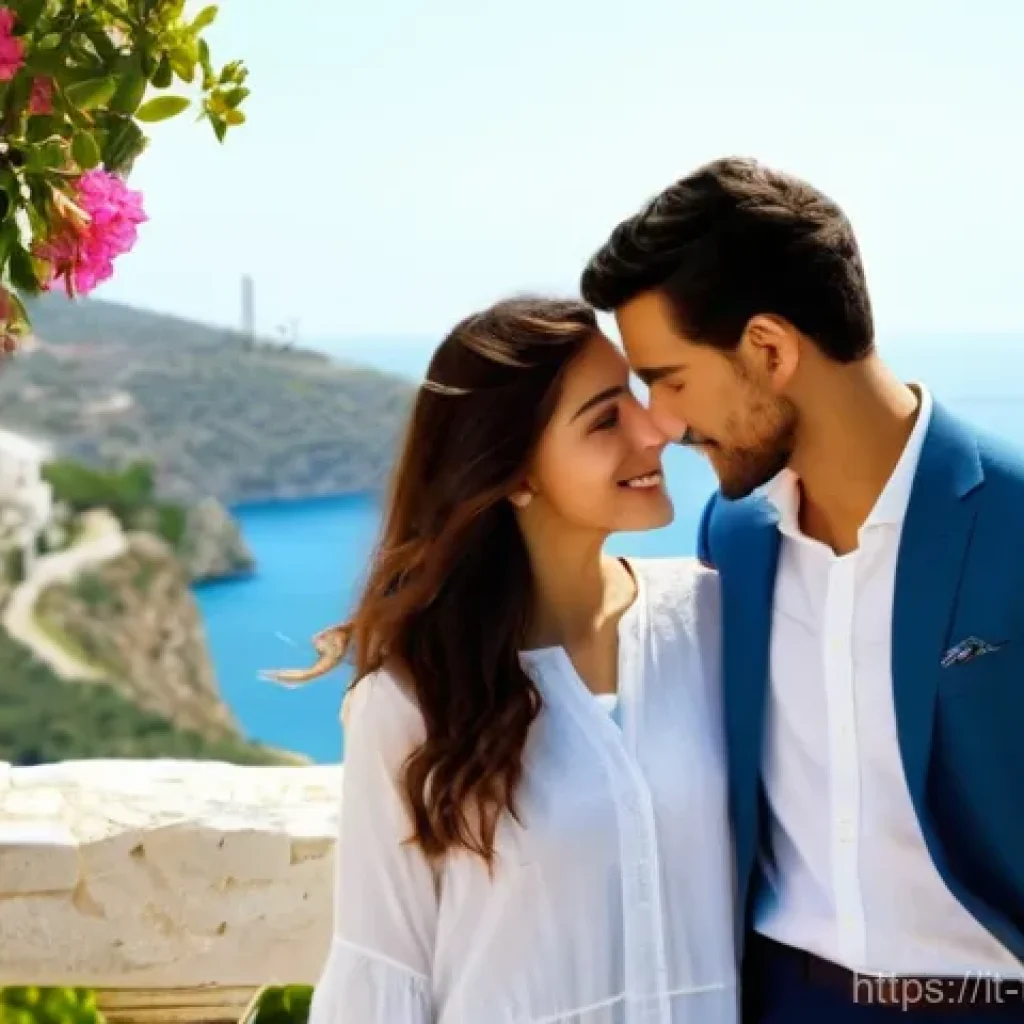 튀르키예의 문화 교류 사례 - **"Daydreamer" Inspired Aegean Coast Romance**
A picturesque, sun-drenched scene on the Aegean c...