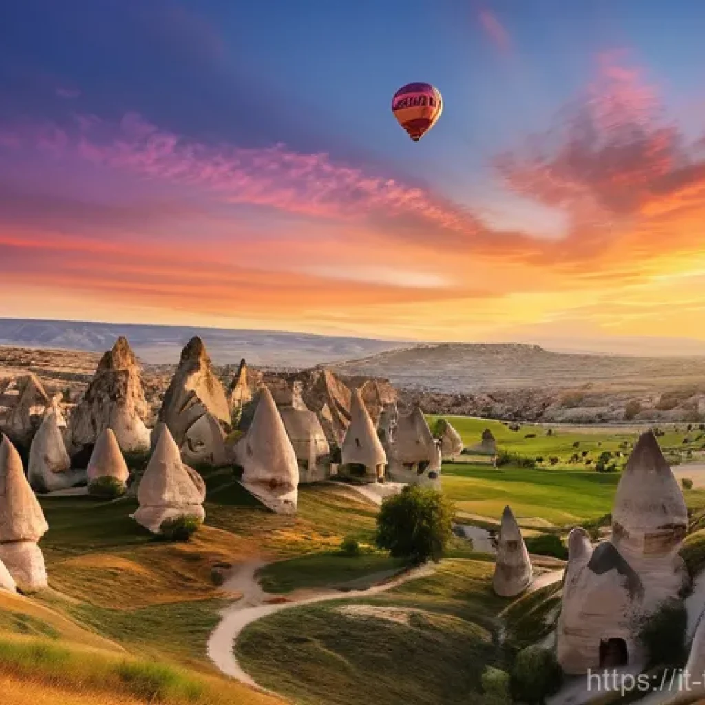 튀르키예의 주요 자연 경관 여행 - **"Un Ballo Tra Le Nuvole: I Camini delle Fate della Cappadocia" (A Dance Among the Clouds: The Fair...