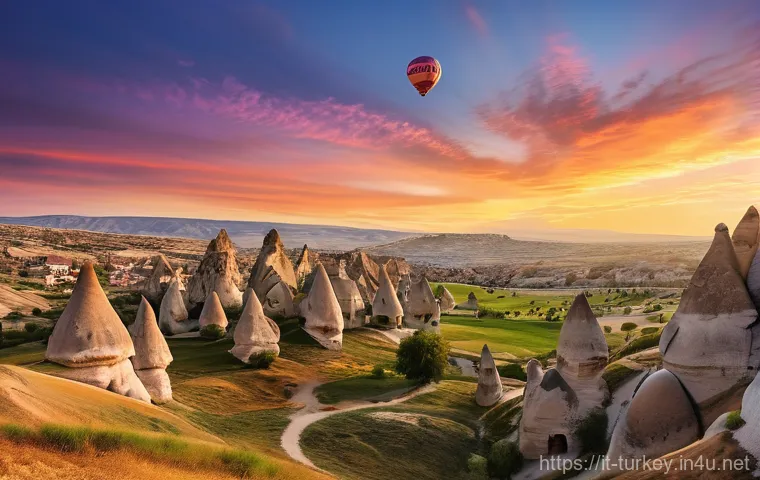 튀르키예의 주요 자연 경관 여행 - **"Un Ballo Tra Le Nuvole: I Camini delle Fate della Cappadocia" (A Dance Among the Clouds: The Fair...