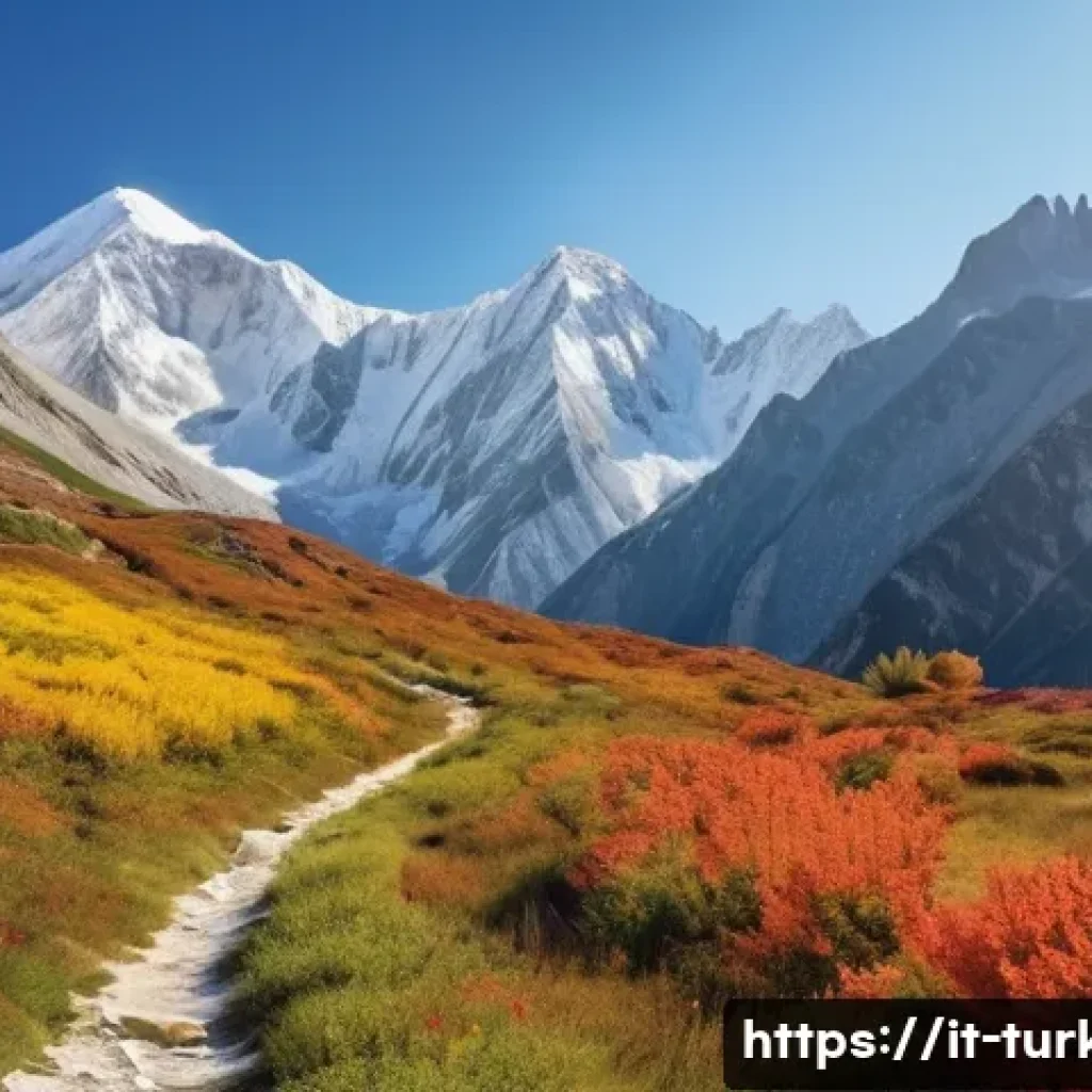 튀르키예 국립공원 탐방 - A breathtaking panoramic view of the Ka&ccedil;kar National Park in northeastern Turkey during early autumn...